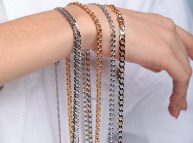 Види застібок для ланцюжків