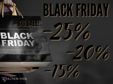 Black Friday -25% -20% -15%