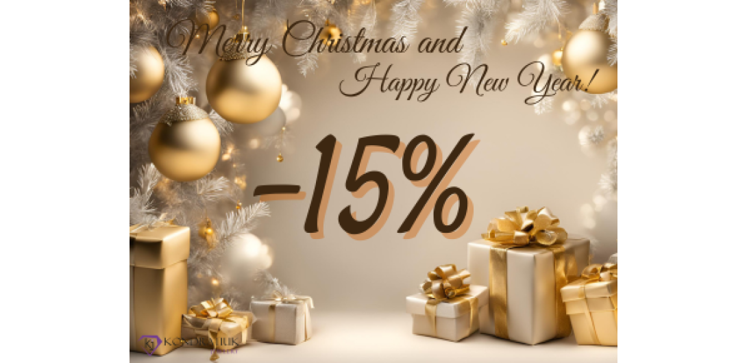 Merry Christmas and Happy New Year -15%