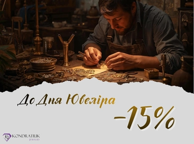 До Дня Ювеліра -15% До Дня Ювеліра -15%