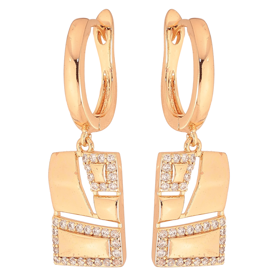 Сережки Xuping M&L колір 18K англійський замок "Декоративні підвіски із кристалами" фото №1