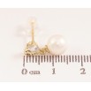 Сережки Xuping колір Позолота 14K пусети "Перлинні підвіски" фото №3