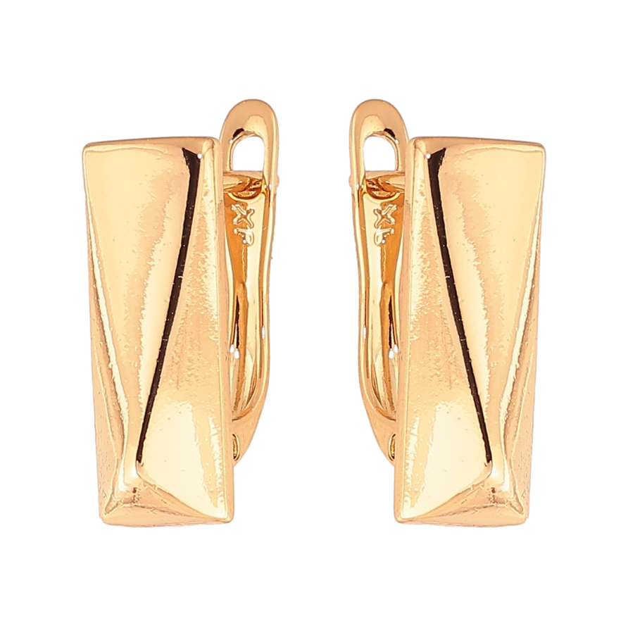 Серьги Xuping цвет Позолота 18K английский замок "Декоративные" фото №1