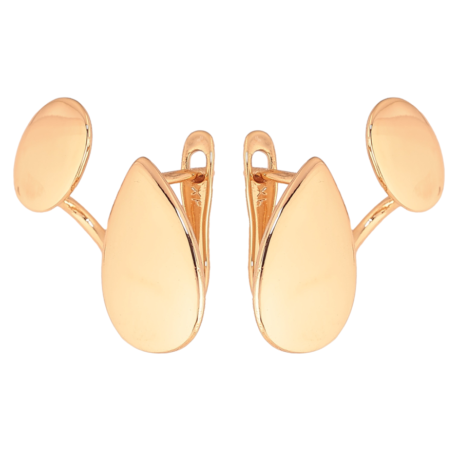 Сережки Xuping колір Позолота 18К англійський замок "Декоративні" фото №1