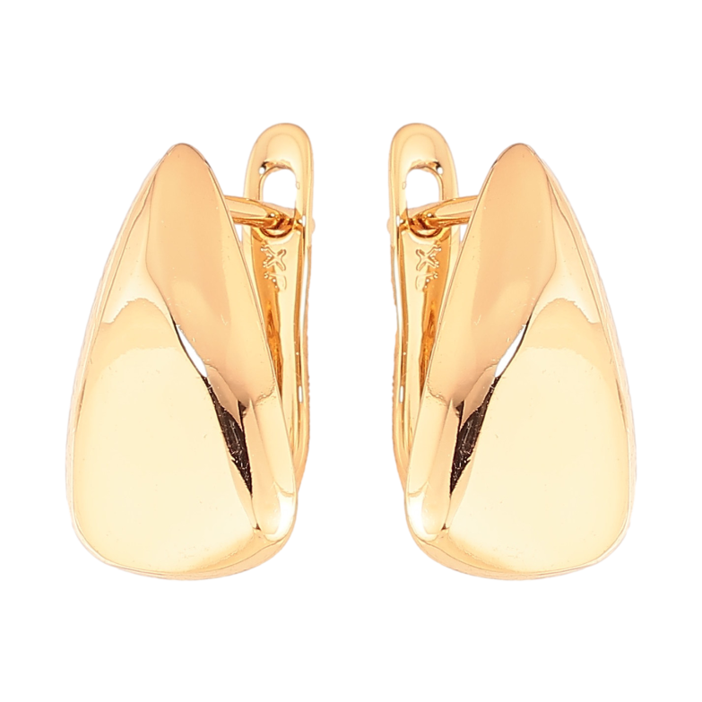 Серьги Xuping цвет Позолота 18K английский замок "Декоративные капельки" фото №1