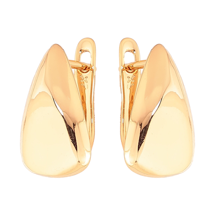 Серьги Xuping цвет Позолота 18K английский замок "Декоративные капельки" фото №1