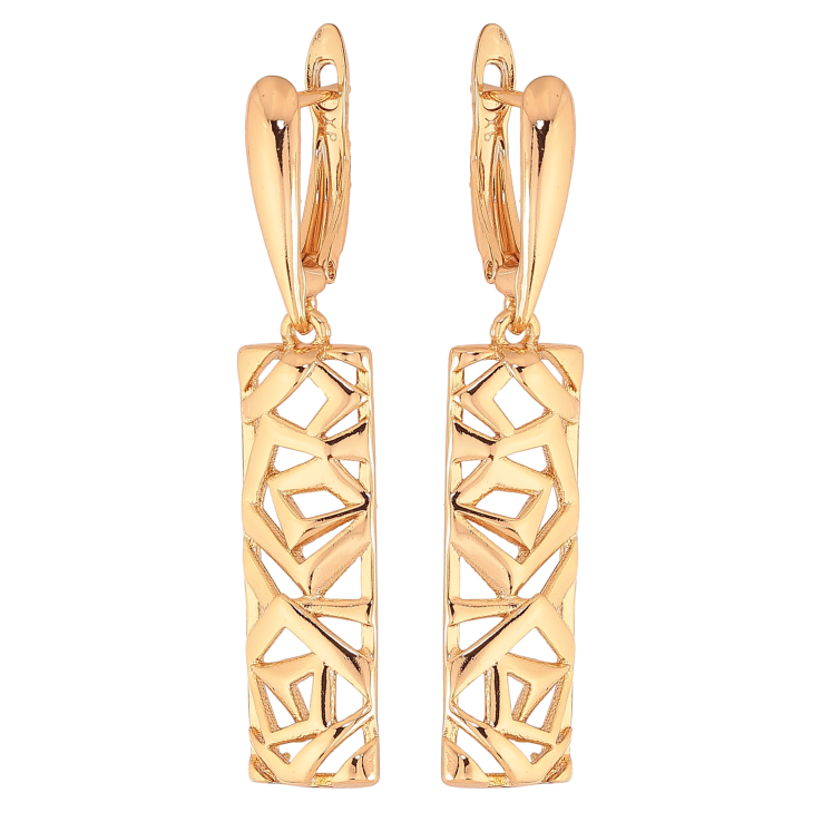 Серьги Xuping цвет Позолота 18К английский замок "Декоративные подвески" фото №9 Серьги Xuping цвет Позолота 18К английский замок "Декоративные подвески" фото №9