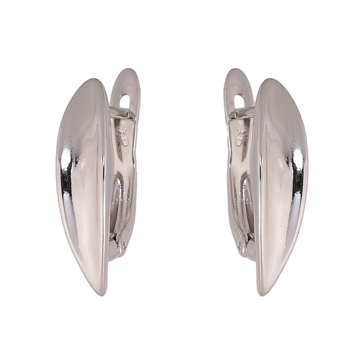 Серьги Xuping цвет Родий английский замок "Декоративные" фото №6 Серьги Xuping цвет Родий английский замок "Декоративные" фото №6