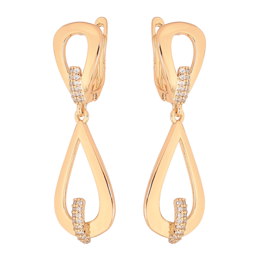 Сережки Xuping колір Позолота 18K англійський замок "Декоративні підвіски" фото №1 Сережки Xuping колір Позолота 18K англійський замок "Декоративні підвіски" фото №1