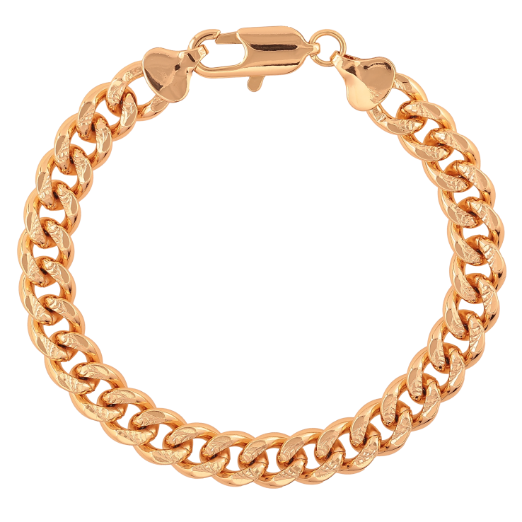 Браслет Xuping колір Позолота 18К "Ланцюжок Панцирний" розмір 21см х 9мм фото №18