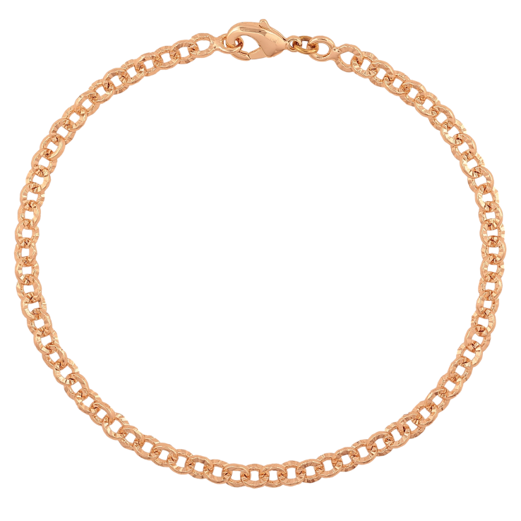 Браслет Xuping M&L колір 18К "Ланцюжок Якірний з візерунком" довжина 18.5см х 4мм фото №9 Браслет Xuping M&L колір 18К "Ланцюжок Якірний з візерунком" довжина 18.5см х 4мм фото №9