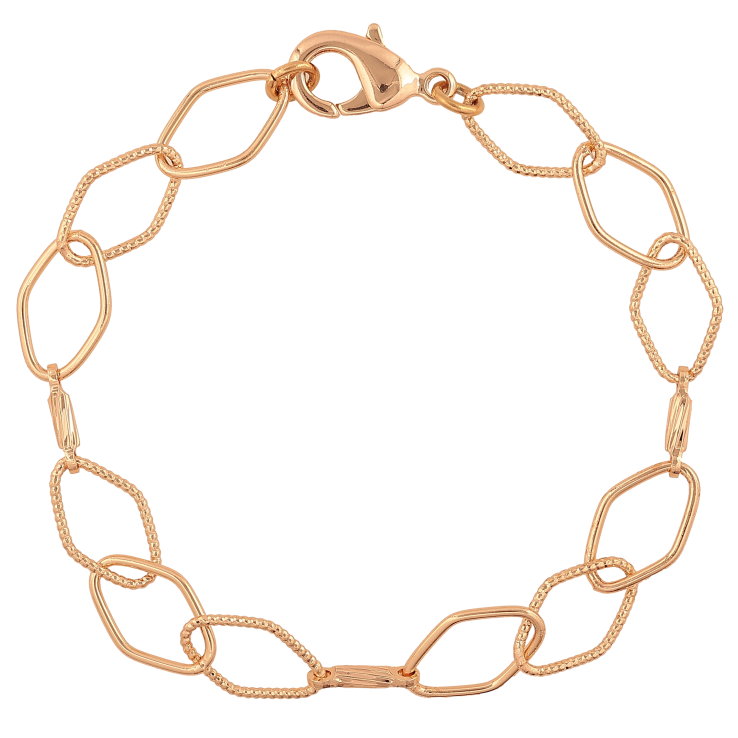 Браслет Xuping M&L колір 18К "Декоративний візерунок" довжина 19см х 2-9мм фото №8