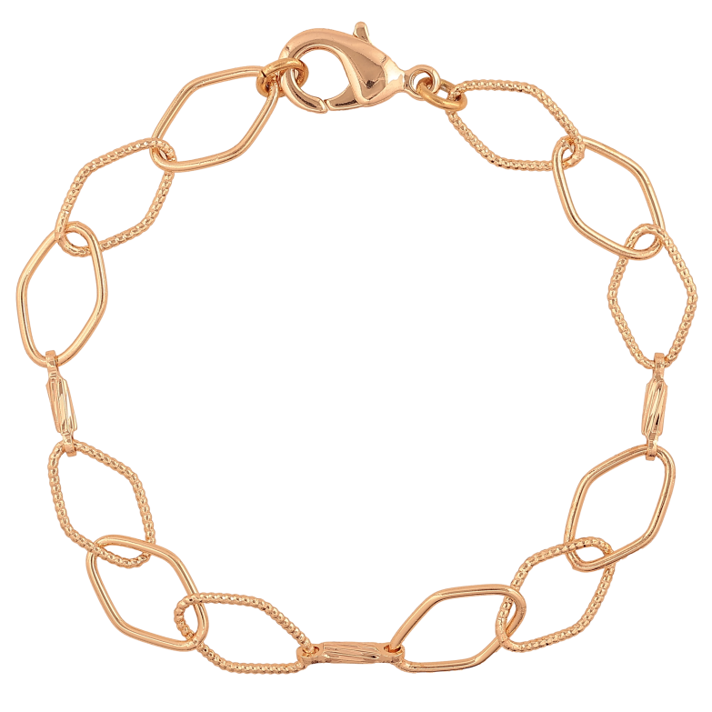 Браслет Xuping M&L цвет 18К "Декоративный узор» длинна 19см х 2-9мм фото №1