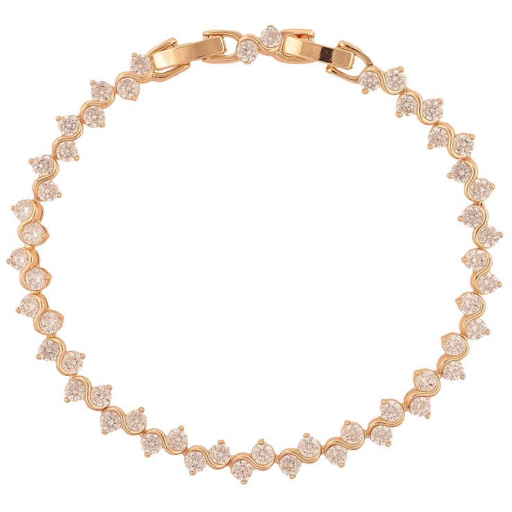 Браслет Xuping M&L колір 18К "Доріжка кристалів" довжина з дод. замком 18,20см х 5мм фото №9 Браслет Xuping M&L колір 18К "Доріжка кристалів" довжина з дод. замком 18,20см х 5мм фото №9