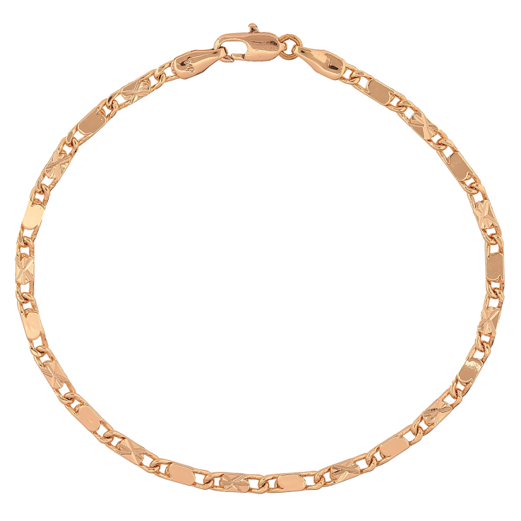 Браслет Xuping M&L колір 18К "Ланцюжок Фантазійний" довжина 19.5см х 3мм фото №19 Браслет Xuping M&L колір 18К "Ланцюжок Фантазійний" довжина 19.5см х 3мм фото №19