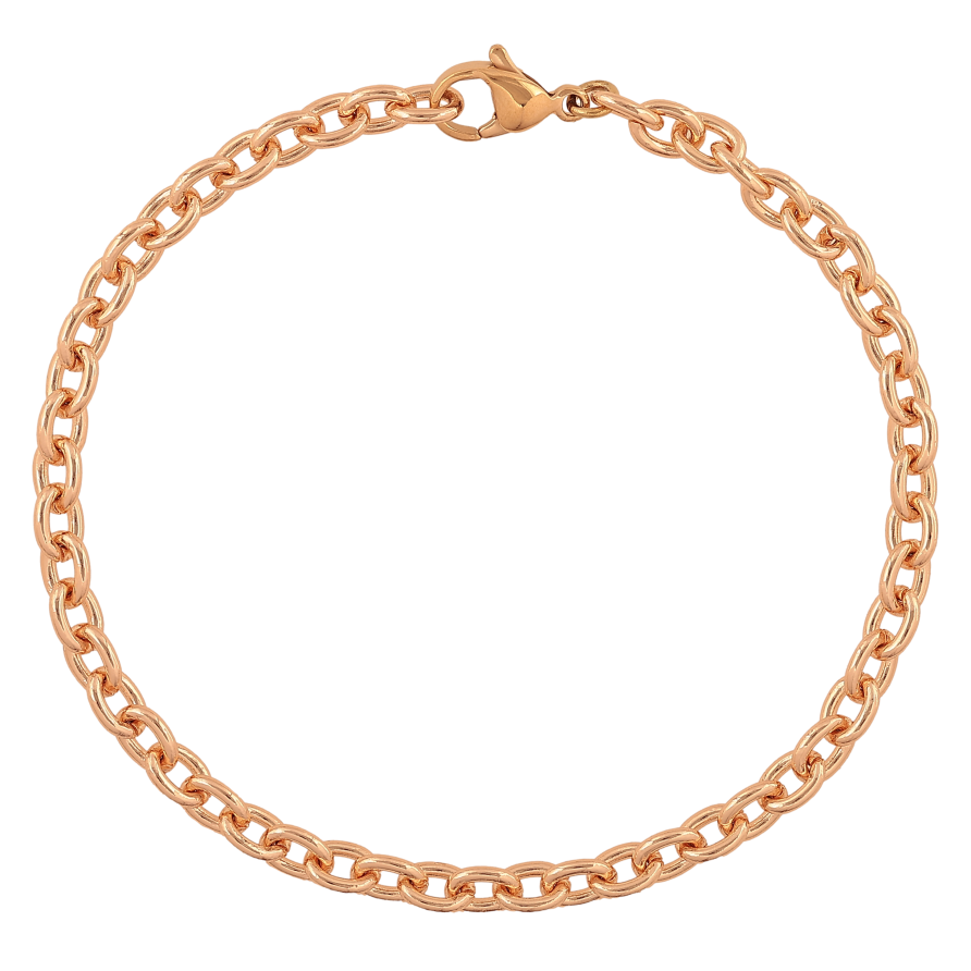 Браслет Xuping M&L колір 18К "Якірний ланцюжок" розмір 20см х 4мм фото №1