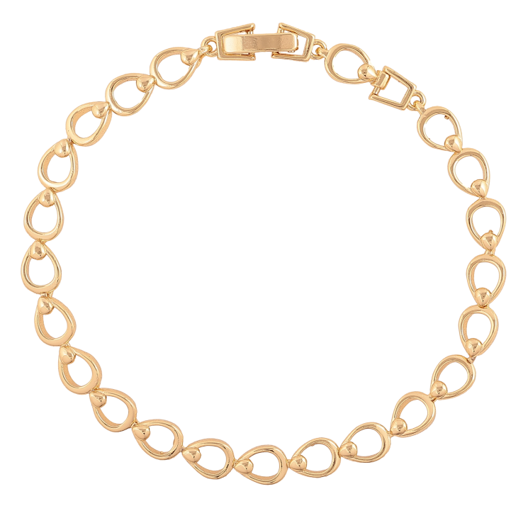 Браслет Xuping колір Позолота 14K "Декоративний візерунок" розмір 19см х 5мм фото №22