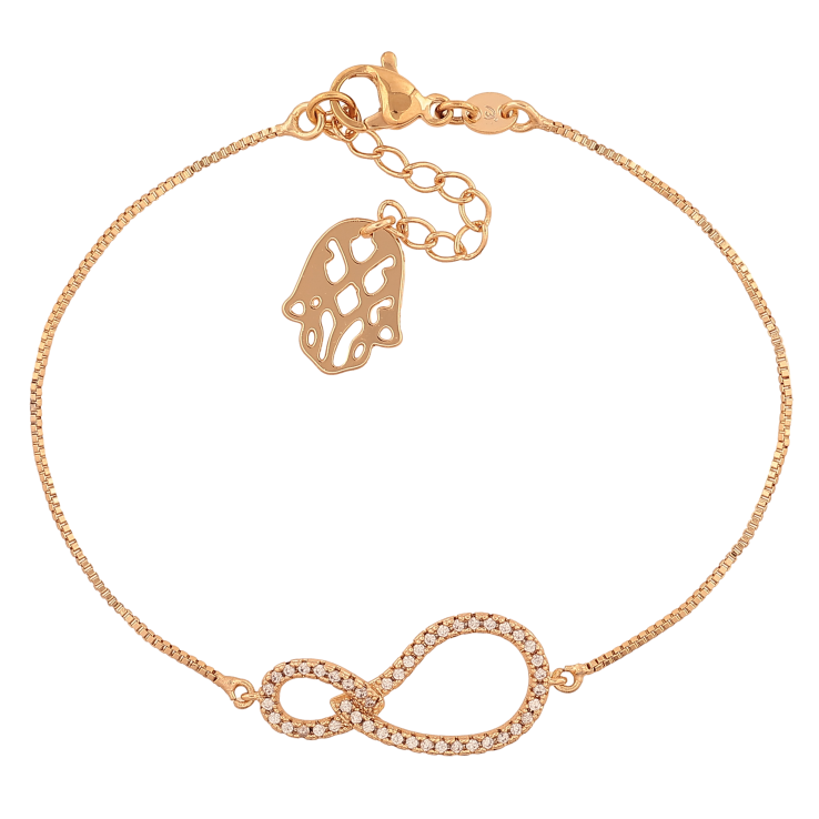 Браслет Xuping колір Позолота 18K "Ланцюжок з декоративною вставкою" розмір з дод. ланцюжком 17.5-20.5см х 1-12мм фото №16