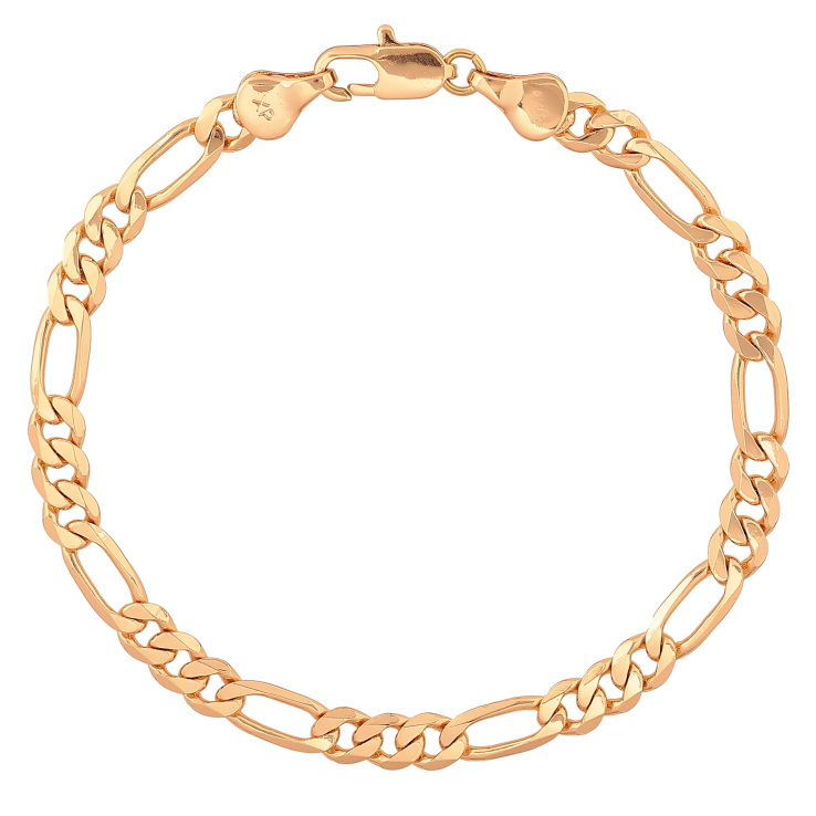 Браслет Xuping цвет Позолота 18K "Цепочка Фигаро" размер 19см х 5мм фото №22