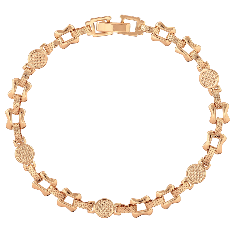 Браслет Xuping цвет Позолота 18K "Декоративный узор" размер 19.5см х 2-6мм фото №12