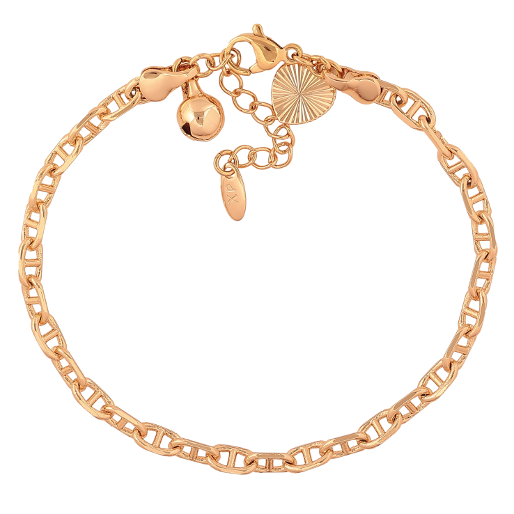 Браслет Xuping колір Позолота 18K "Ланцюжок плетіння Морський ланцюг" розмір з дод. ланцюжком 18-21см х 4мм фото №22