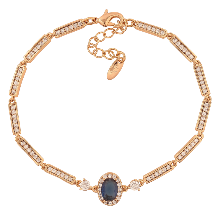 Браслет Xuping колір Позолота 18K "Візерунок з синім кристалом" розмір з дод. ланцюжком 18-21см х 3-10мм фото №25 Браслет Xuping колір Позолота 18K "Візерунок з синім кристалом" розмір з дод. ланцюжком 18-21см х 3-10мм фото №25