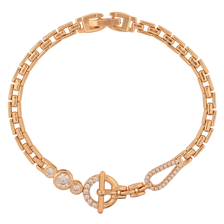 Браслет Xuping колір Позолота 18K "Декоративний візерунок з кристалами" розмір 19см х 4-14мм фото №22 Браслет Xuping колір Позолота 18K "Декоративний візерунок з кристалами" розмір 19см х 4-14мм фото №22