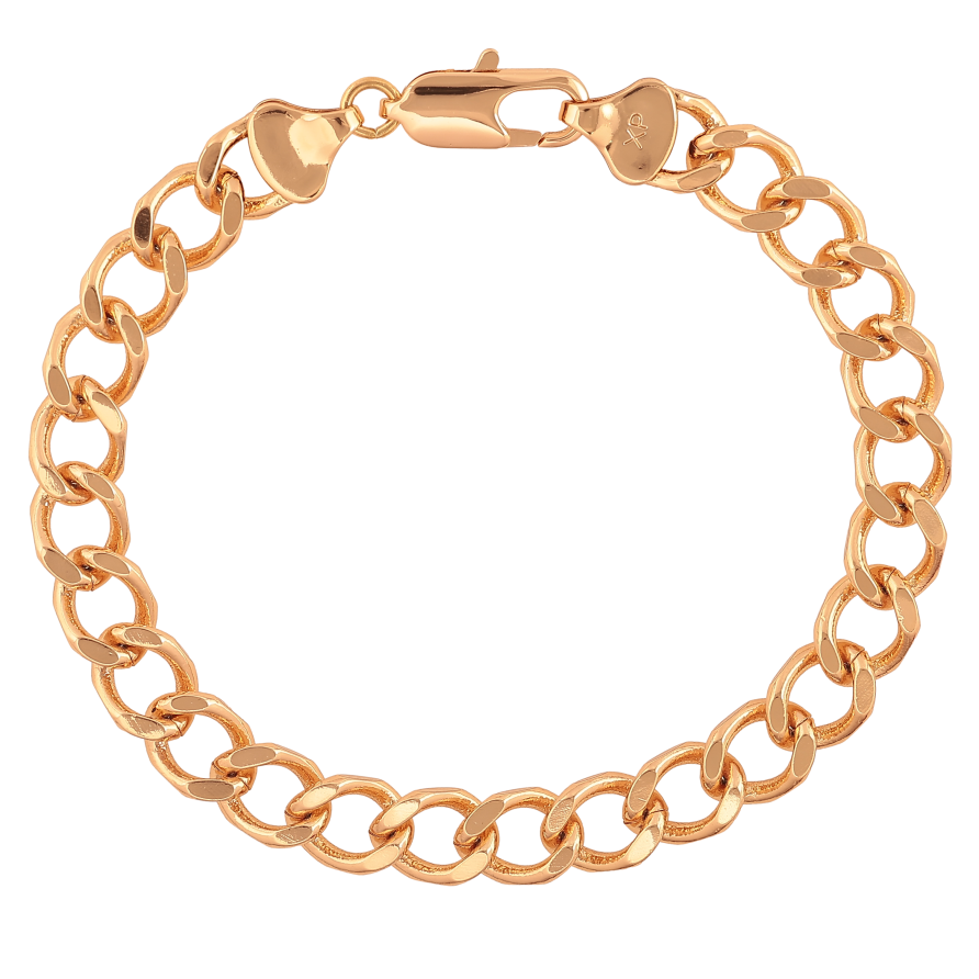 Браслет Xuping колір Позолота 18K "Ланцюжок Панцирний" розмір 20.5см х 8мм фото №1 Браслет Xuping колір Позолота 18K "Ланцюжок Панцирний" розмір 20.5см х 8мм фото №1