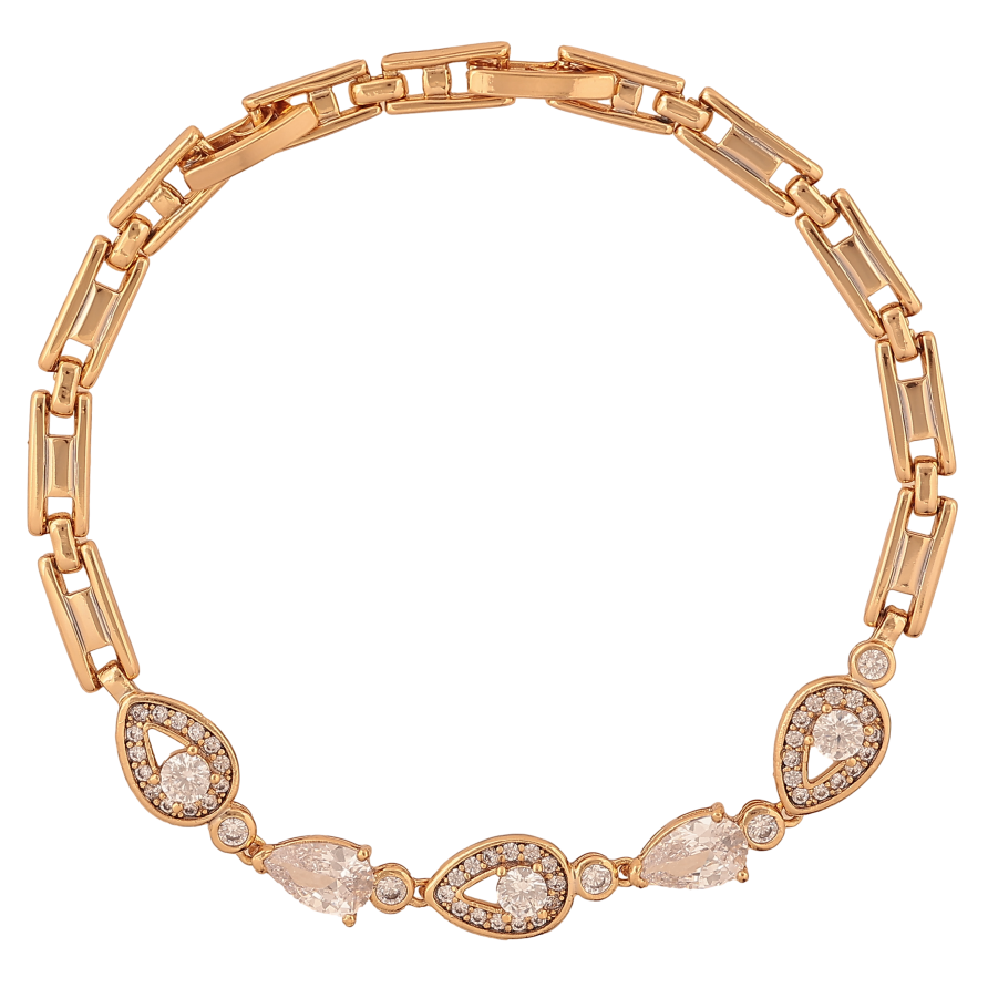 Браслет Xuping колір Позолота 18K "Візерунок з кристалами" розмір з дод. замком 17,19см х 3-7мм фото №1 Браслет Xuping колір Позолота 18K "Візерунок з кристалами" розмір з дод. замком 17,19см х 3-7мм фото №1