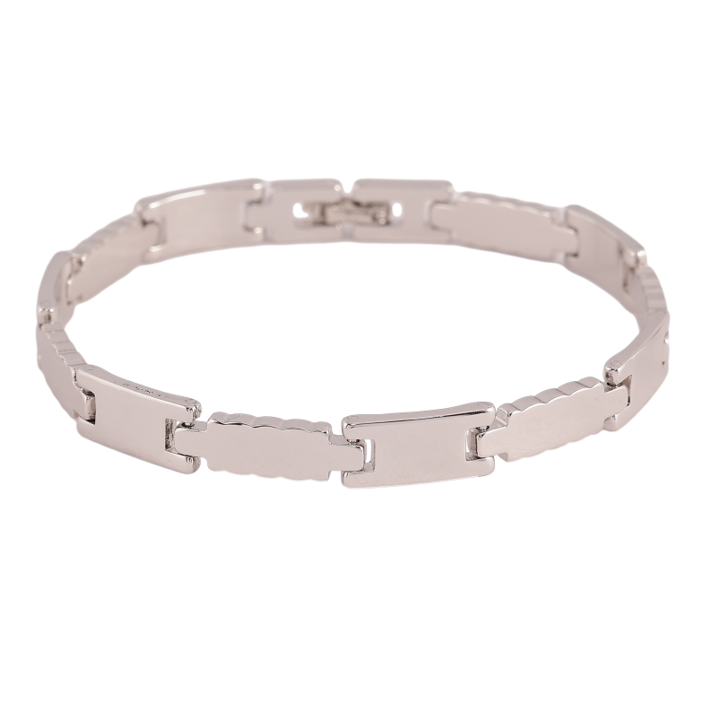 Браслет Xuping колір Родій "Декоративний візерунок" довжина 20см х 6-8мм фото №12