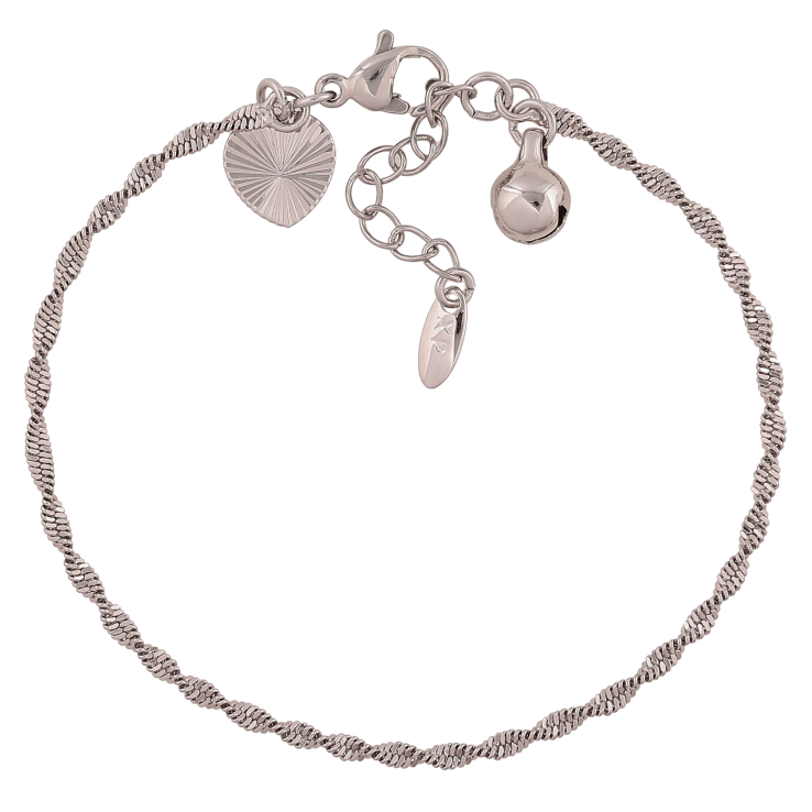 Браслет Xuping колір Родій "Ланцюжок Супердиск" довжина з дод. ланцюжком 17-20см х 2мм фото №15 Браслет Xuping колір Родій "Ланцюжок Супердиск" довжина з дод. ланцюжком 17-20см х 2мм фото №15