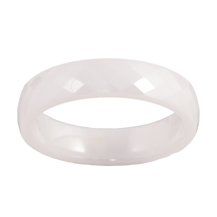 Каблучка Xuping Кераміка "Біла кераміка" шир. 5мм фото №3