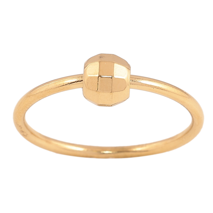 Каблучка Xuping TTM Stainless Steel колір 14К "Намистина" фото №14 Каблучка Xuping TTM Stainless Steel колір 14К "Намистина" фото №14