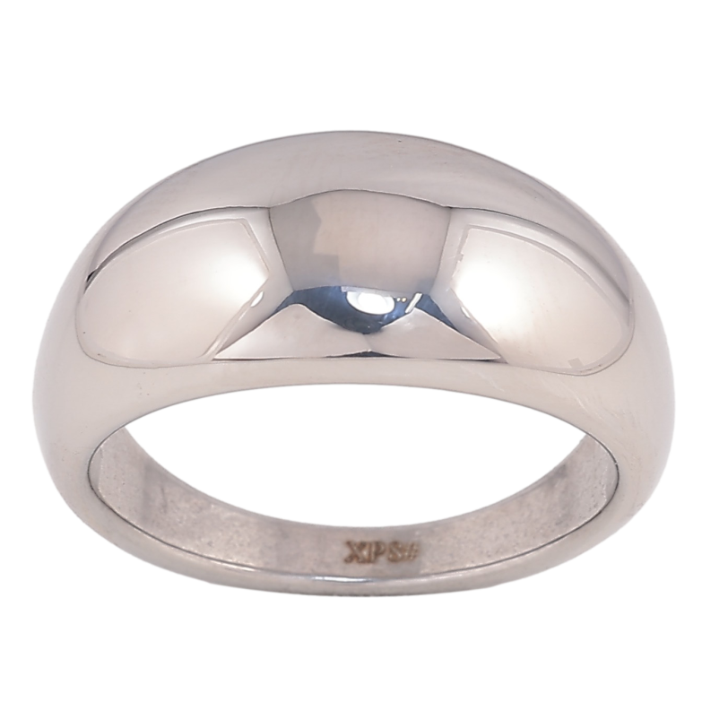 Кольцо Xuping TTM Stainless Steel цвет Родий "Декоративный узор" фото №2 Кольцо Xuping TTM Stainless Steel цвет Родий "Декоративный узор" фото №2