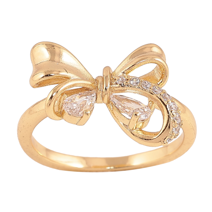 Кольцо Xuping цвет Позолота 14K "Бант" фото №22