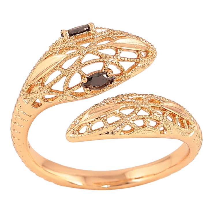 Каблучка Xuping колір Позолота 18K "Змія" фото №16