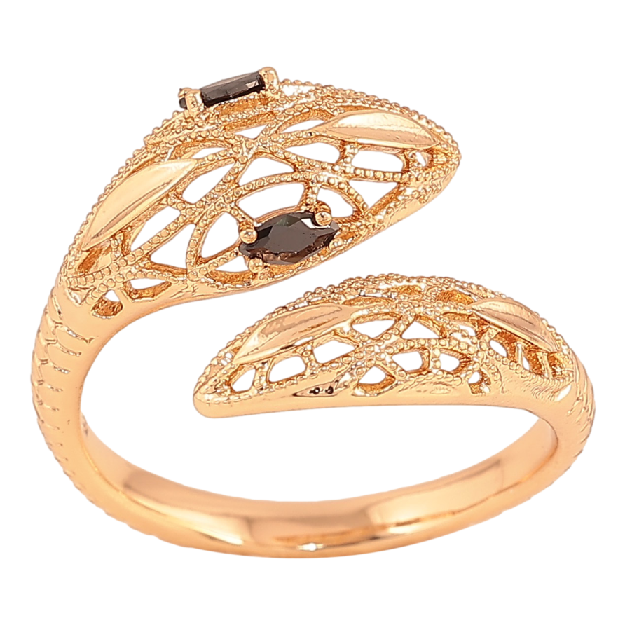 Каблучка Xuping колір Позолота 18K "Змія" фото №1
