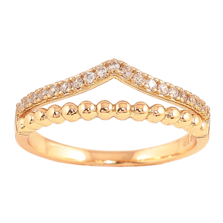 Каблучка Xuping колір Позолота 18K "Візерунок з кристалами" фото №22 Каблучка Xuping колір Позолота 18K "Візерунок з кристалами" фото №22