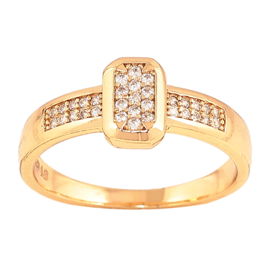 Кольцо Xuping цвет Позолота 18K "Инкрустация кристаллами" фото №1