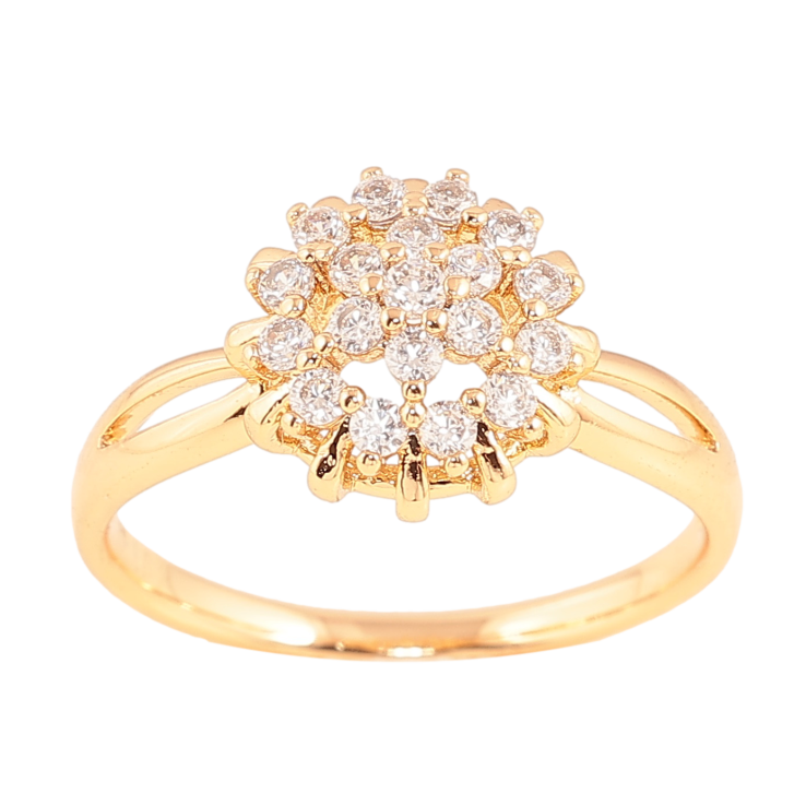 Каблучка Xuping колір Позолота 18K "Інкрустація кристалами" фото №22