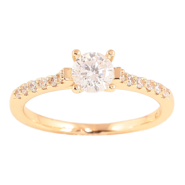 Каблучка Xuping колір Позолота 18K "Кристал" ø 5.5мм фото №13