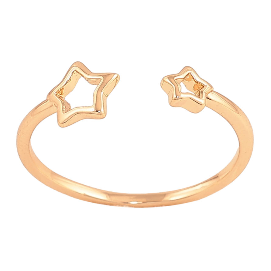 Кольцо Xuping цвет Позолота 18K "Две звезды" фото №1