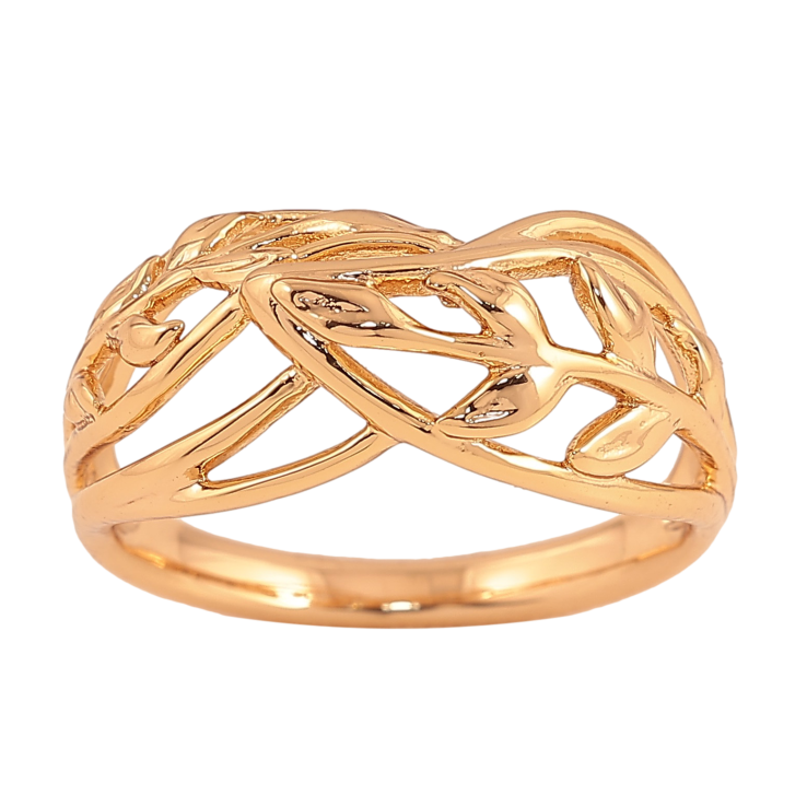 Каблучка Xuping колір Позолота 18K "Декоративний візерунок" фото №22