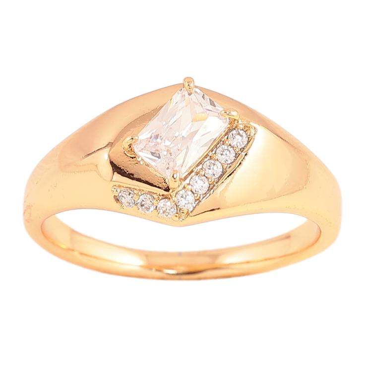 Каблучка Xuping колір Позолота 18K "Візерунок з кристалами" фото №24 Каблучка Xuping колір Позолота 18K "Візерунок з кристалами" фото №24