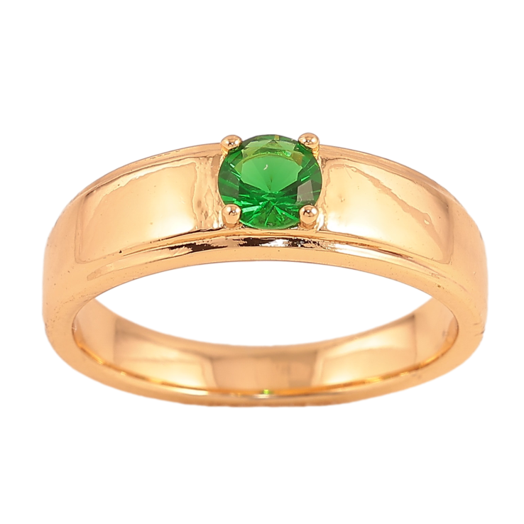 Каблучка Xuping колір Позолота 18K "Зелений кристал" фото №16 Каблучка Xuping колір Позолота 18K "Зелений кристал" фото №16