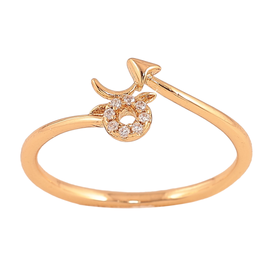 Каблучка Xuping колір Позолота 18K "Телець" фото №1