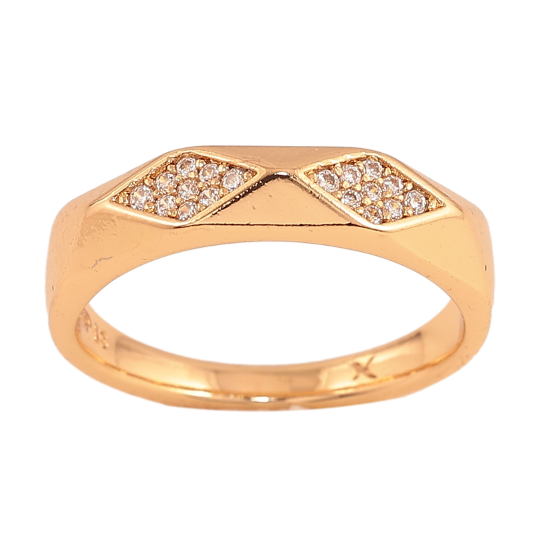 Кольцо Xuping цвет Позолота 18K "Узор с кристаллами" фото №1 Кольцо Xuping цвет Позолота 18K "Узор с кристаллами" фото №1