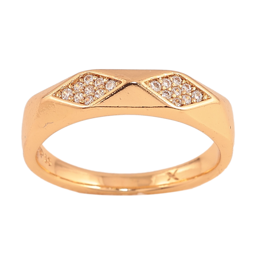 Кольцо Xuping цвет Позолота 18K "Узор с кристаллами" фото №1 Кольцо Xuping цвет Позолота 18K "Узор с кристаллами" фото №1