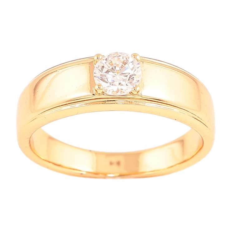 Кольцо Xuping цвет Позолота 18K "Узор с кристаллом" фото №16