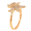Кольцо Xuping цвет Позолота 18K "Морские звезды с кристаллами" фото №2